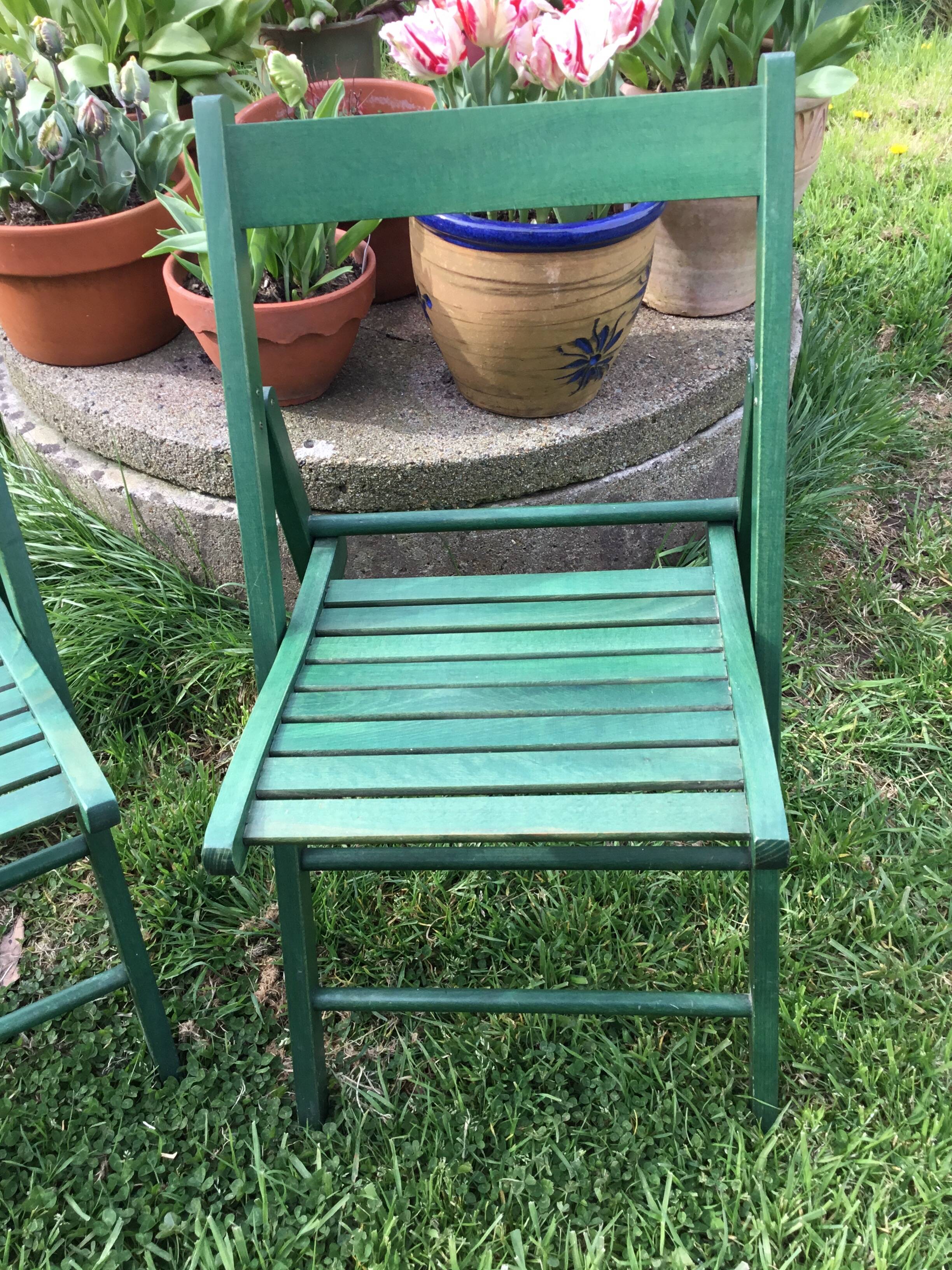 Lot of folding chairs Pier import
