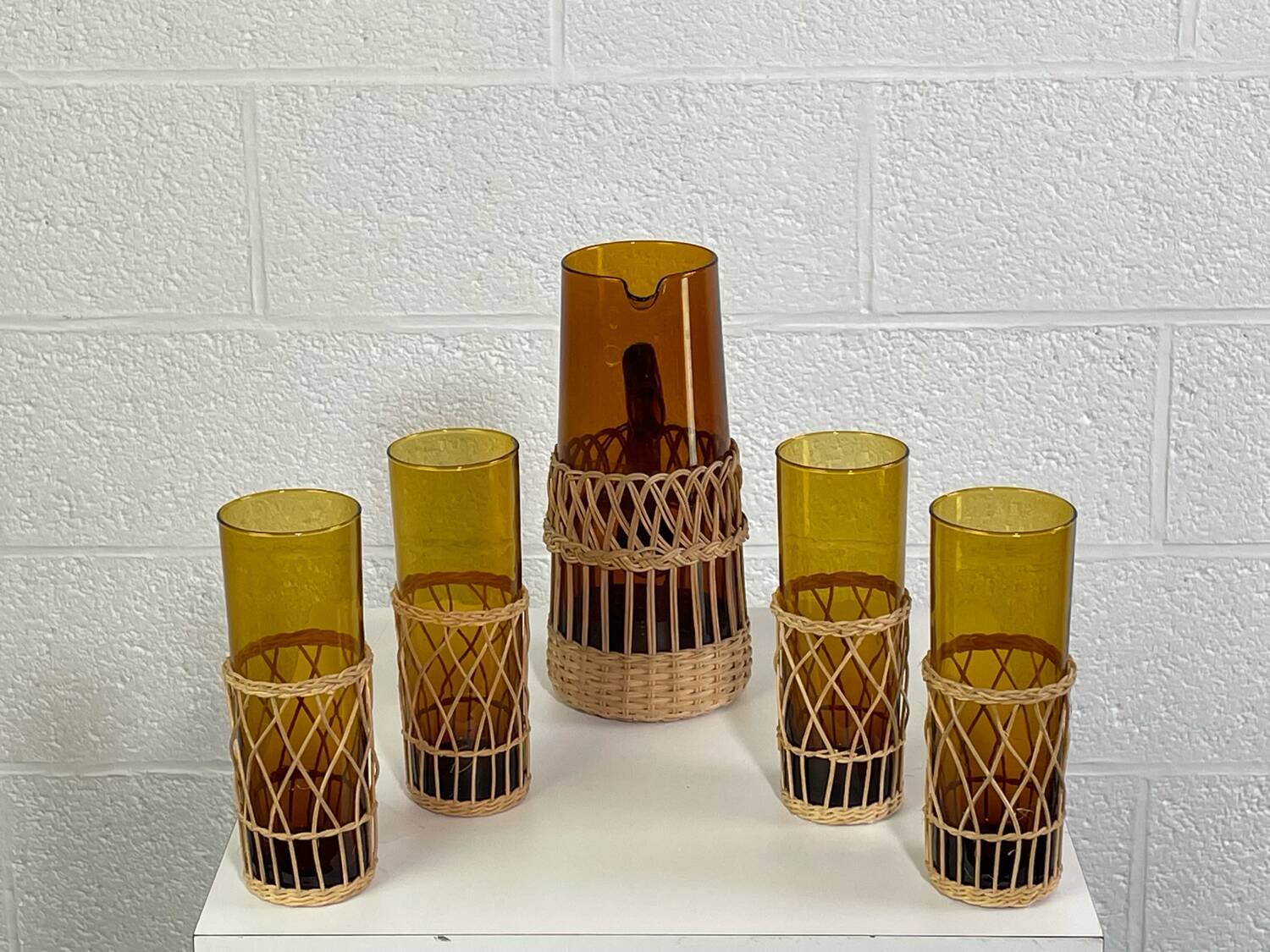 Vintage orangeade service