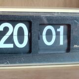 Old vintage Bodet clock with slats