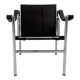 Fauteuil LC1 noir par Le Corbusier pour Cassina, 1970