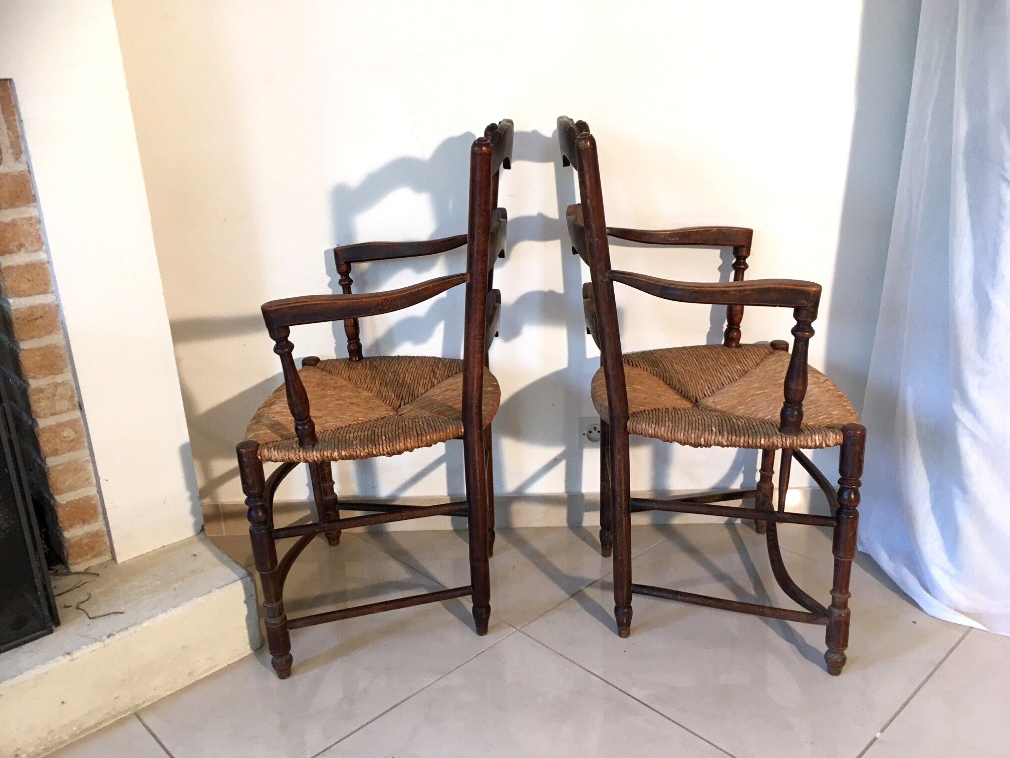 Pair of Provencal armchairs