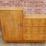 Asymmetrical chest of drawers