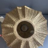 Vintage rattan chandelier
