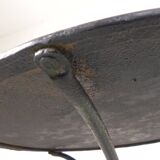 Art Deco bistro table, garden table on cast iron base