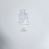 Service assiettes plume Niderviller vintage