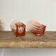 4 vintage “art deco” Rosaline glasses