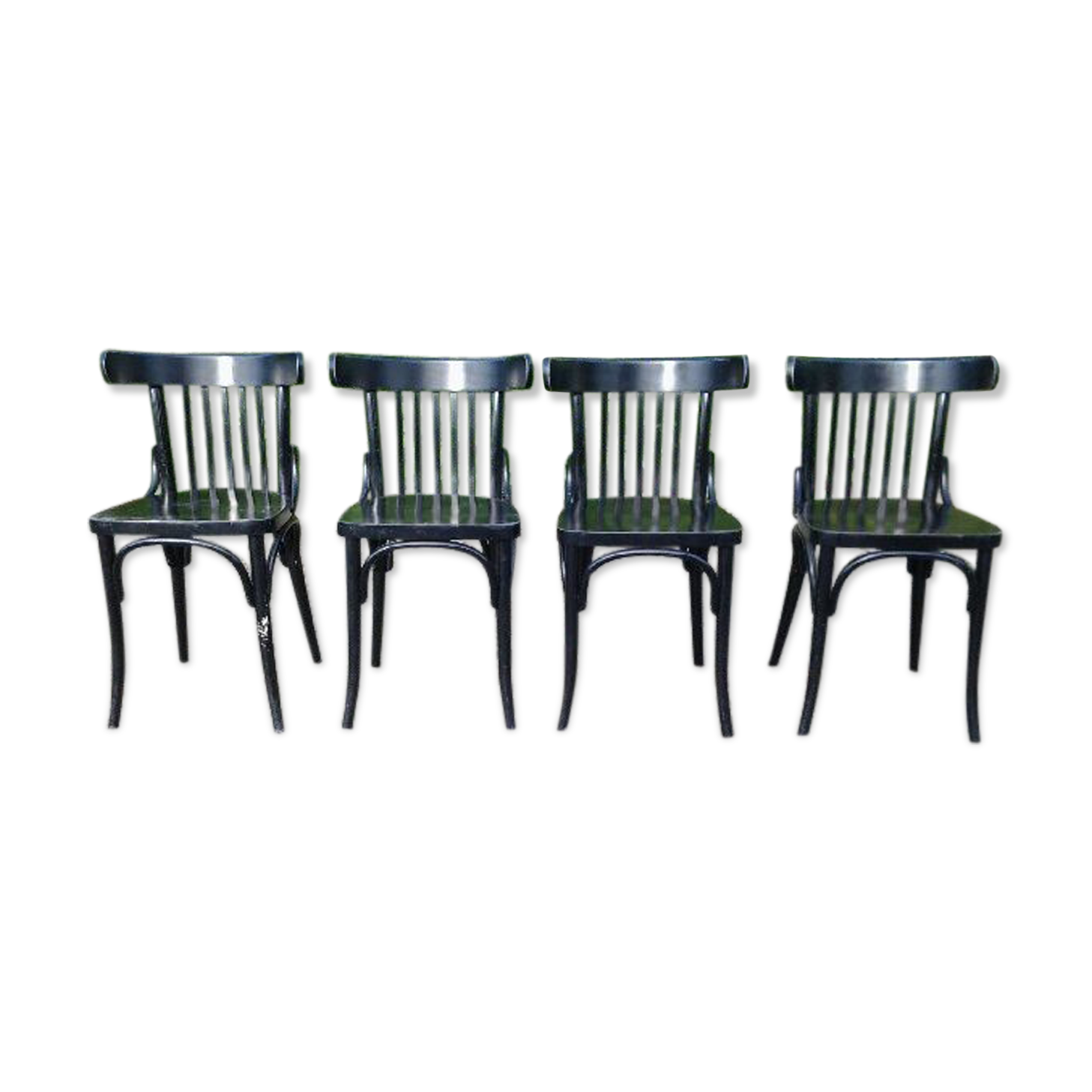 Set of 4 chairs Bistro Thonet wooden