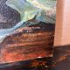 Old table still life with flowers oil painting