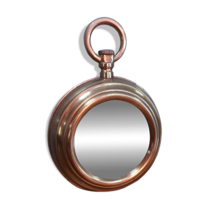 Miroir gousset en laiton