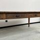 Old farmhouse table (50s) with 3 drawers