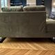 Sofa set nv gallery midnight bottle green velvet (convertible)