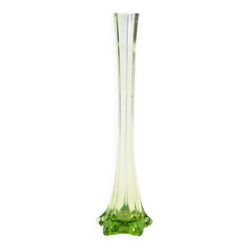 Art Nouveau vase, glass, Belgium, 1930s