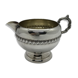 Silver metal English milk pot