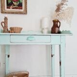 Farm table - Pastel blue dressing table