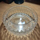 Vintage geometric moulded glass ceiling lampshade 1970 – Empty pot