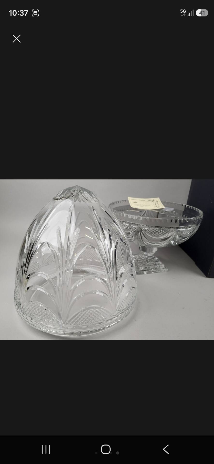 Crystal champagne cellar