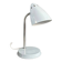 Vintage desk lamp Kompernass adjustable in pearl grey lacquered metal.