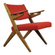 Danish vintage armchair by Arne Hovmand Olsen in OAK, 1960s