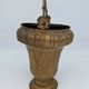 Bucket in metal XIX eme gold enhancer palmettes grande decoration