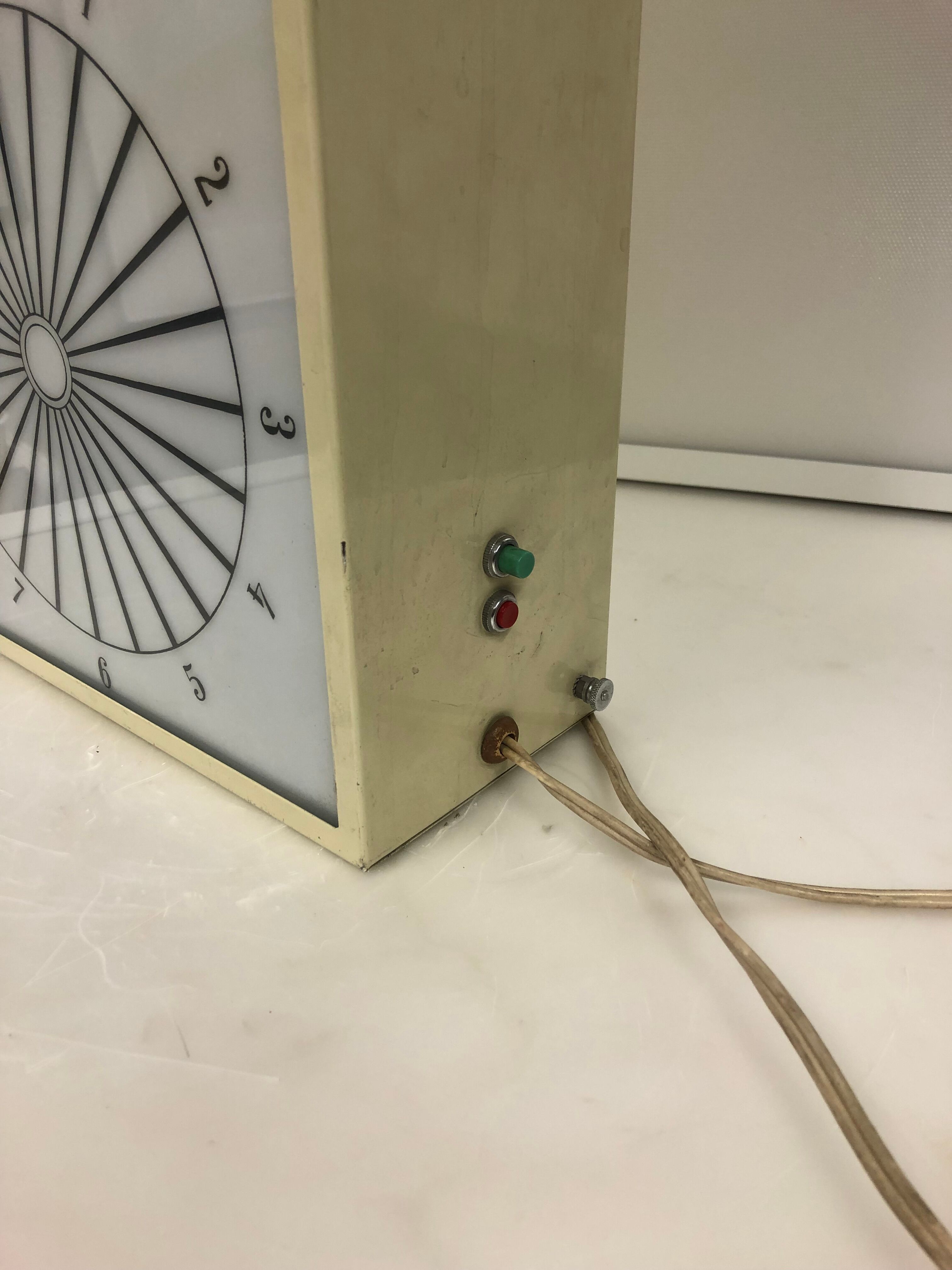 Vintage 1960 ophthalmic test lamp