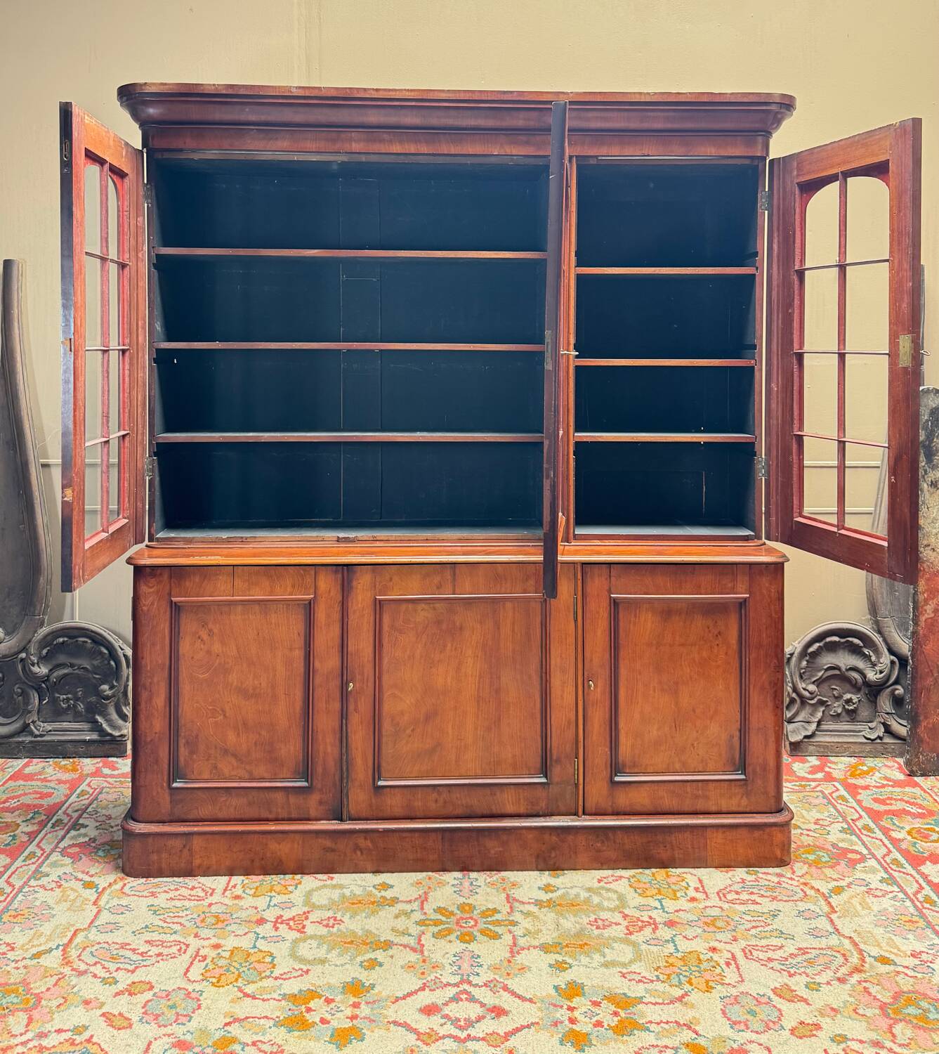 Bibliothèque en acajou du XIX eme siècle