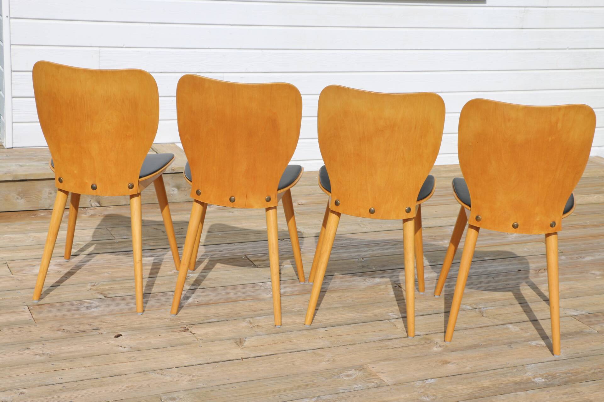 4 BAUMANN chairs 800G Max Bill 1955