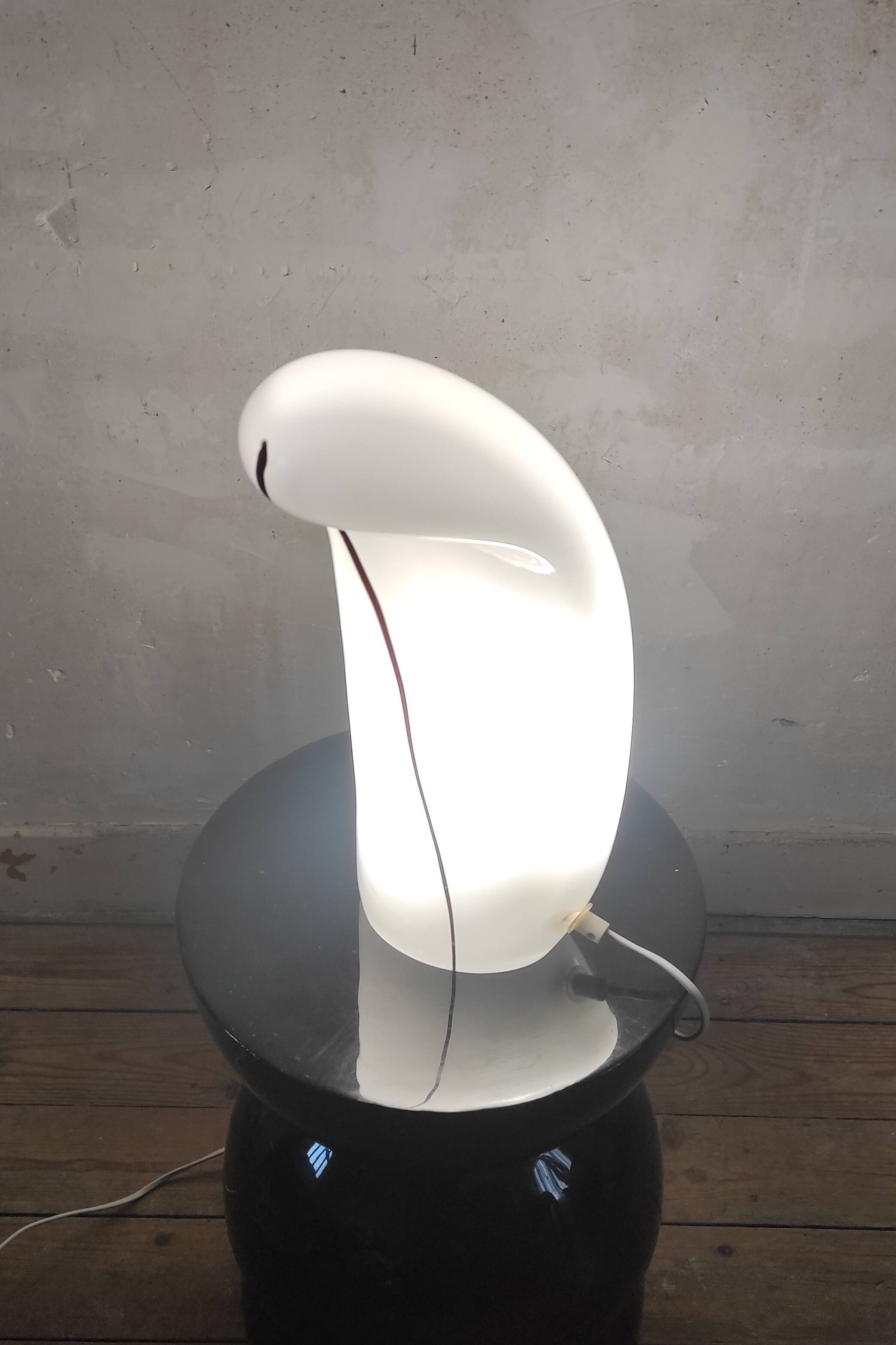 Ghost lamp by Gino Vistosi for Vetreria Vistosi
