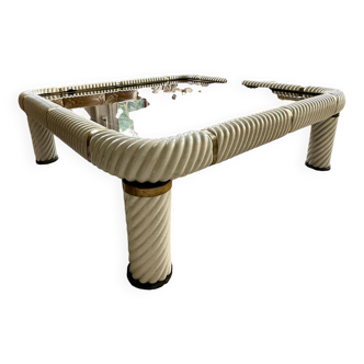 Table basse tommaso barbi  cermaique 1970