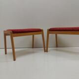 1960 Pair of beech ULUV stools, Czechoslovakia