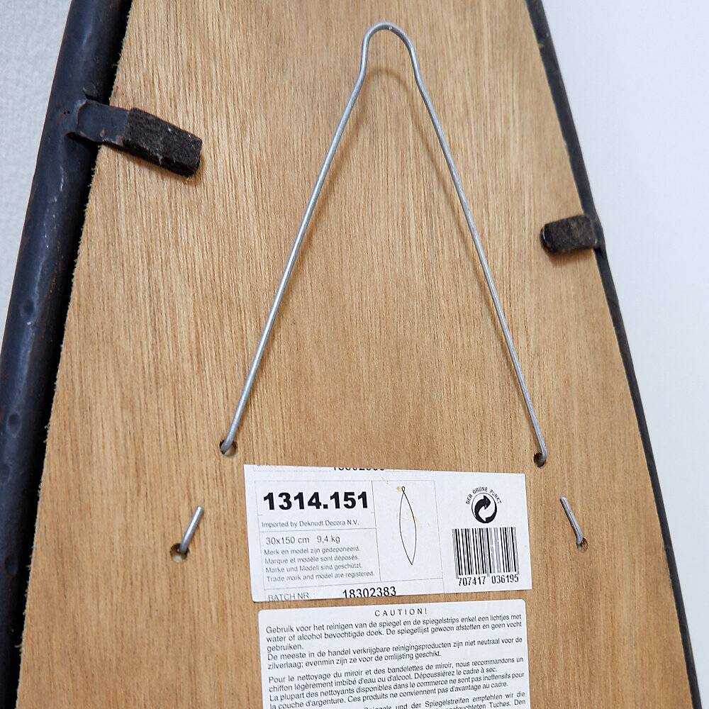 Vintage oval mirrors Deknudt - Belgium