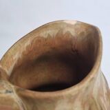 Art Deco pitcher in flamed sandstone from Denbac, Vierzon