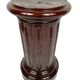 Complete in brown-toned enamelled ceramic, planter on its column