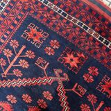 Handmade vintage Caucasian Karabagh rug 120cm x 179cm, 1940s