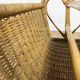 Bamboo and woven rattan magazine holders