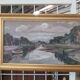 Marine oil on canvas signed