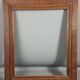 Cadre ancien bois sculpté pour tableau orientaliste 64,4x54,4 cm, feuillure 50,6x40,5 cm SB