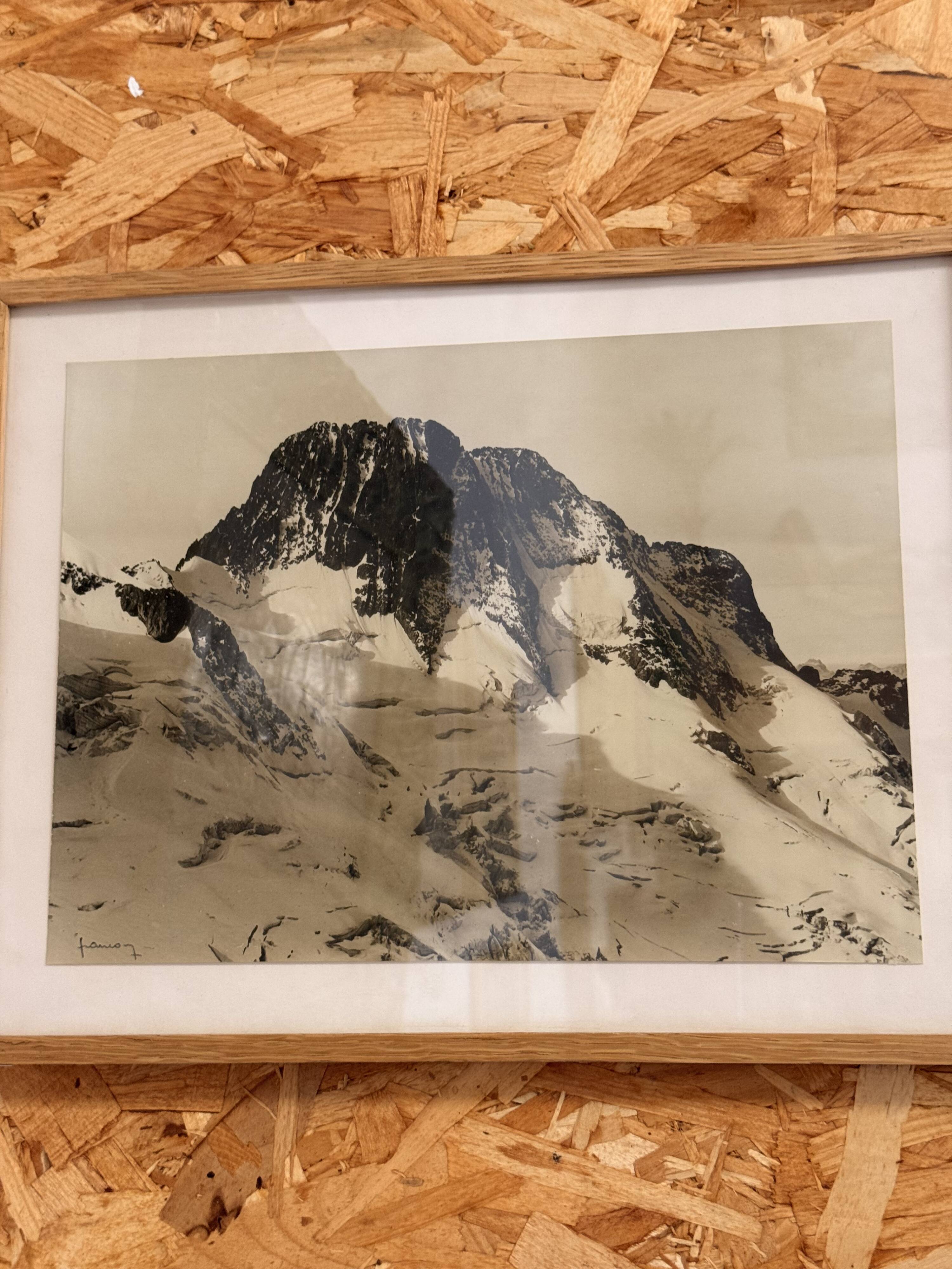 Photographic reproduction Tairraz – Framed alpine landscape