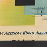 Paris, Pan Am Airways Travel Poster, 93 x 123 cm