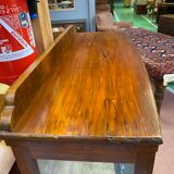 English art deco walnut showcase