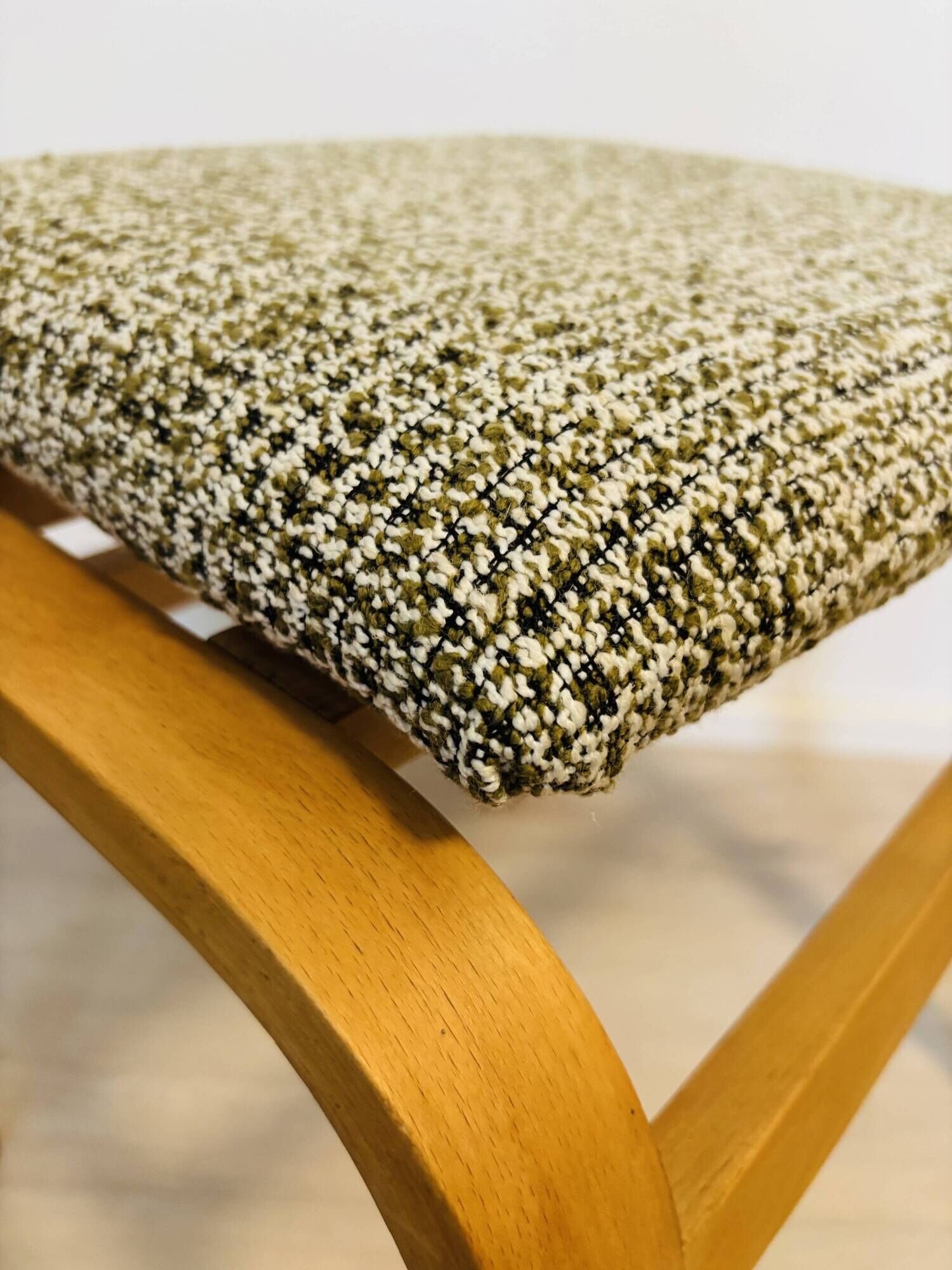 Vintage Ottoman by Ludvik Volak, Czechoslovakia 1960’s