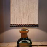 Old vintage design ceramic lamp from the 70s CARI ZALLONI for Steuler