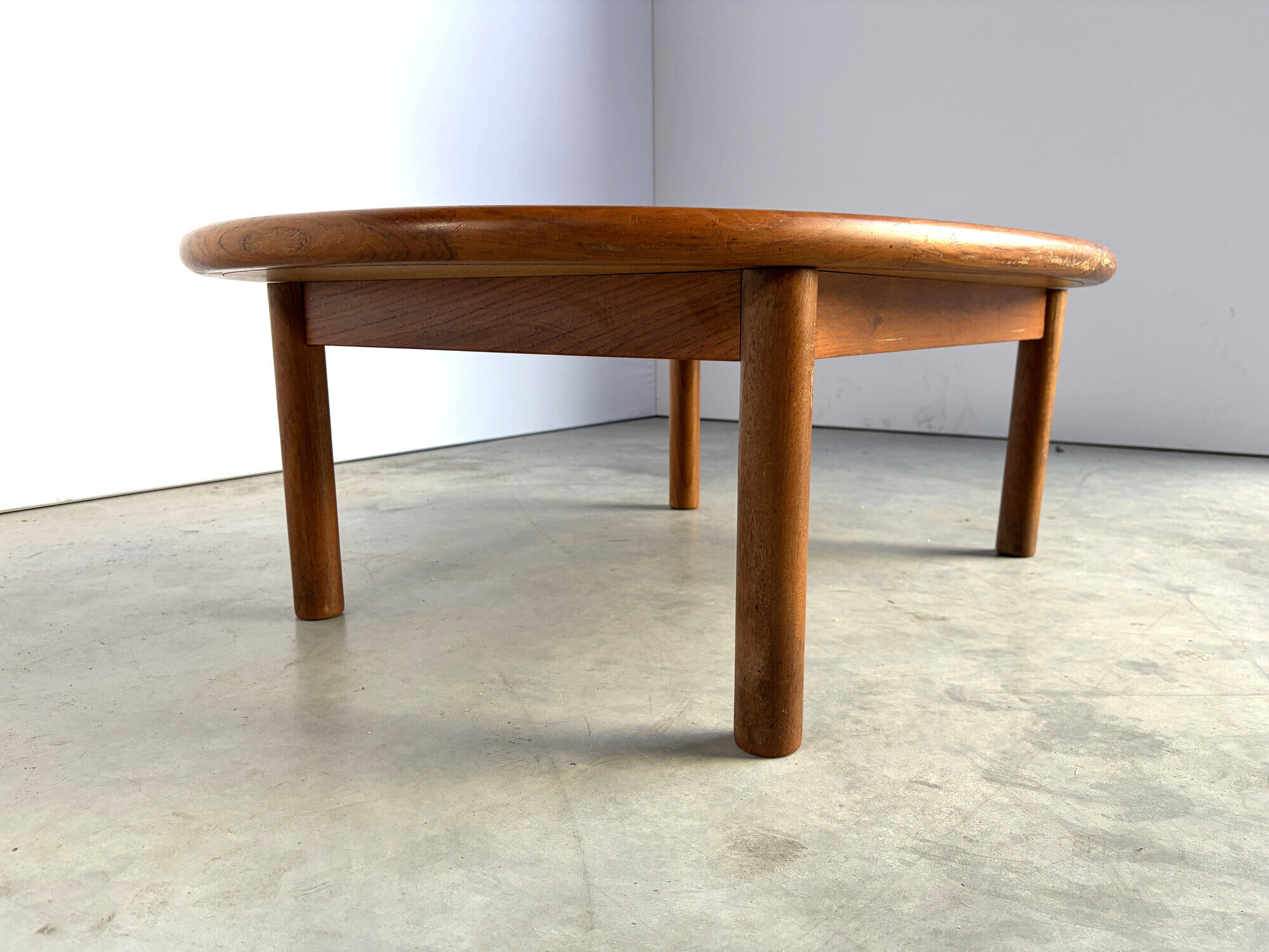 Mid-century Danish teak and tile Tue Poulsen coffee table by Haslev, 1960s