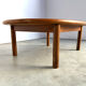 Mid-century Danish teak and tile Tue Poulsen coffee table by Haslev, 1960s