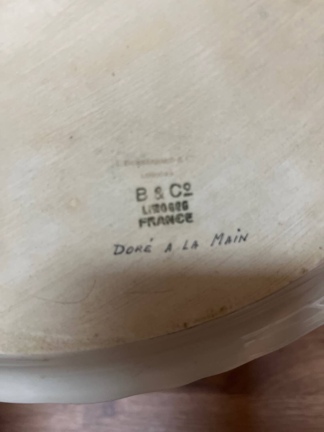 Limoges Bernardaud presentation dish