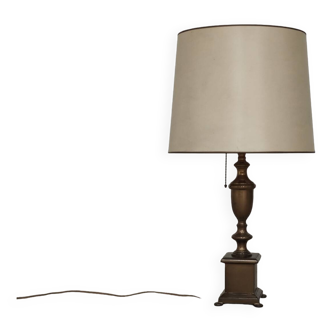 Old "Maison Charles" style bronze lamp