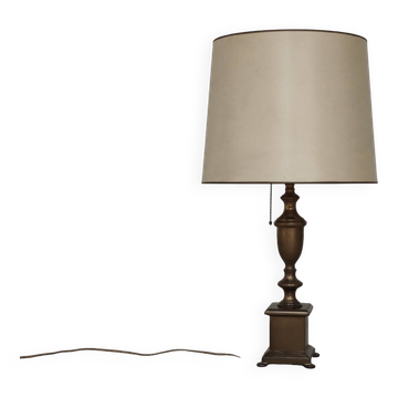 Ancienne lampe style "Maison Charles" en bronze