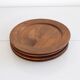 Set of Sacndinavian wooden plates 1960