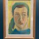 Huile sur panneau d'origine suédoise – "Portrait" par A.-S. Nilsson – Signé – Vintage et encadré – 44 × 32 cm (17,3" × 12,6")