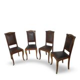 Italian art deco dining chairs 1920s