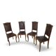 Italian art deco dining chairs 1920s